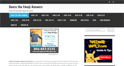 Desktop Screenshot of guesstheemoji-answers.com