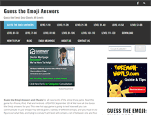 Tablet Screenshot of guesstheemoji-answers.com